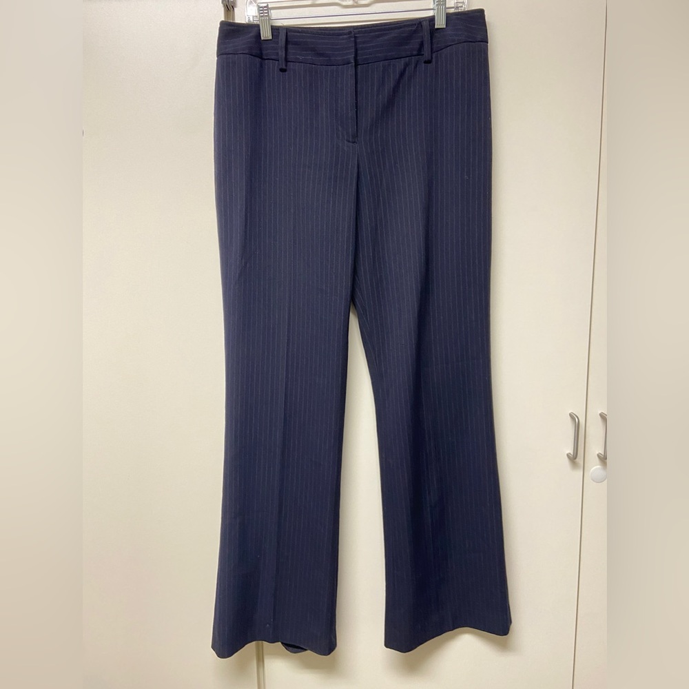 Alfani Pinstripe Navy Blue Trousers